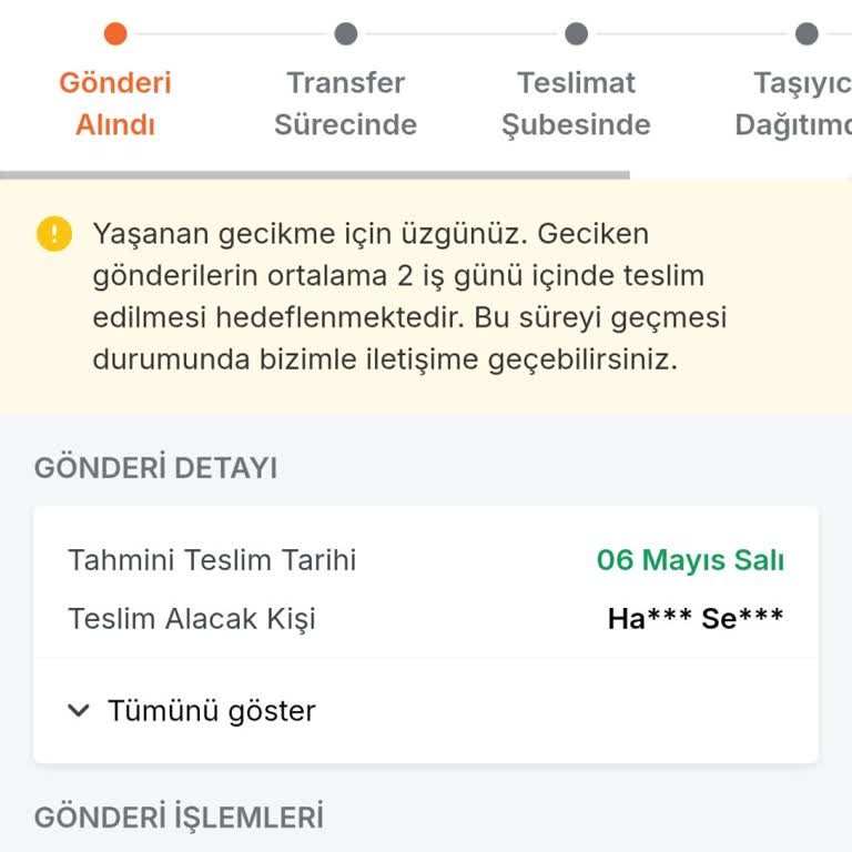 Kargom Teslim Edilmiyor Ve Bilgi Alamıyorum