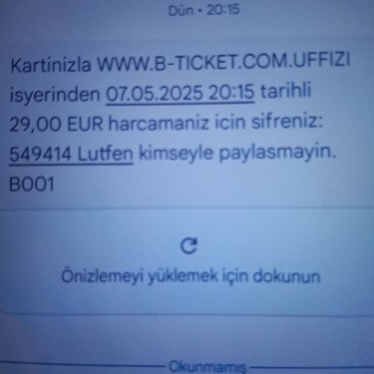 Bilgim Dışında Kartımdan Yapılan İşlem Hakkında Bilgi Talebi