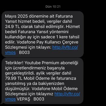 Faturadan Ücret Alındı, Youtube Premium Üyeliğim Aktif Değil