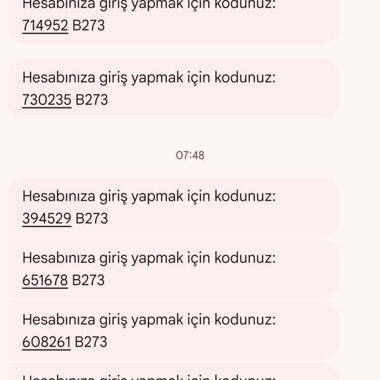 Habersiz Onay Kodu Gönderimiyle Rahatsız Ediliyorum