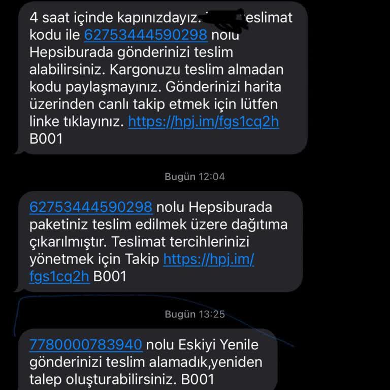 Kargom İznim Dışında İptal Edildi Ve Teslim Edilmedi