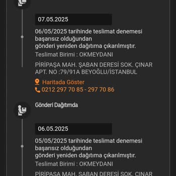 Teslim Edilmeyen Kargo Ve İletişimsizlik Sorunu