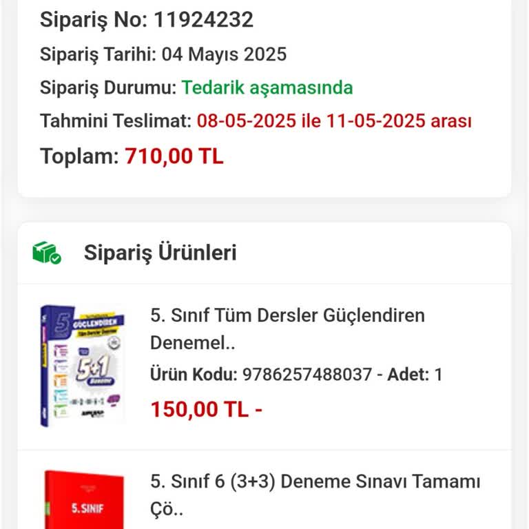 Kargo Sürecinde Büyük Hayal Kırıklığı Yaşıyorum