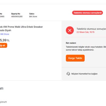Hepsiburada Premium Üyeye Defolu Ayakkabı İadesi Reddedildi Müşteri Hizmetleri Çözüm Sunmuyor