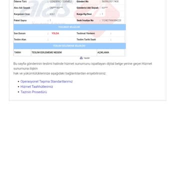 Aras Kargomu Teslim Etmekte Zorluk Yaşatıyor
