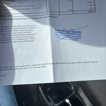 Tüvtürk Muayene İstasyonunda Kredi Kartı Komisyonu Kesintisi