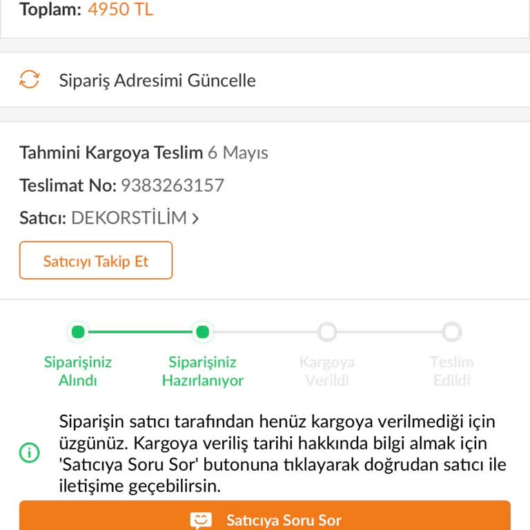 Satıcı Ve Trendyol Destek Hattına Ulaşılamıyor, Siparişim Belirsizlikte