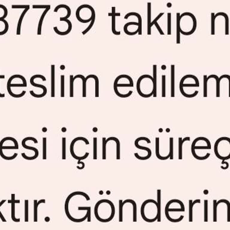 Kargo Teslimatında Sürekli Mağduriyet Ve Yanıltıcı Bilgilendirme