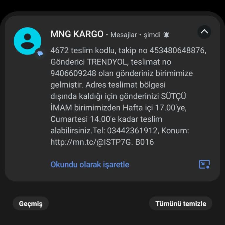 MNG Kargo Adrese Teslimat Yapmıyor, Şubeye Gitmek Zorunda Kalıyorum!