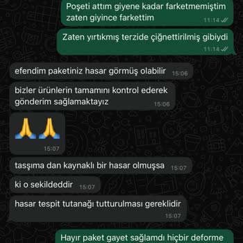 Defolu Ürün Gönderimi Ve Yetersiz Müşteri Desteği