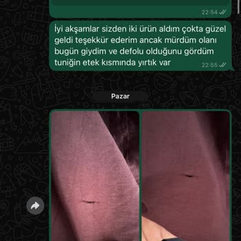 Defolu Ürün Gönderimi Ve Yetersiz Müşteri Desteği