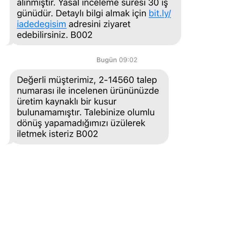 Skechers Botum 6 Ay Dolmadan Açıldı Değişim Reddedildi