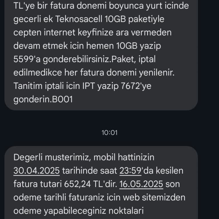 Taahhüt Bitmeden Operatör Değişiminde Çift Fatura Sorunu
