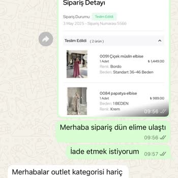 Ürünler Görselle Uyuşmuyor, İade Hakkı Bilgisi Verilmedi