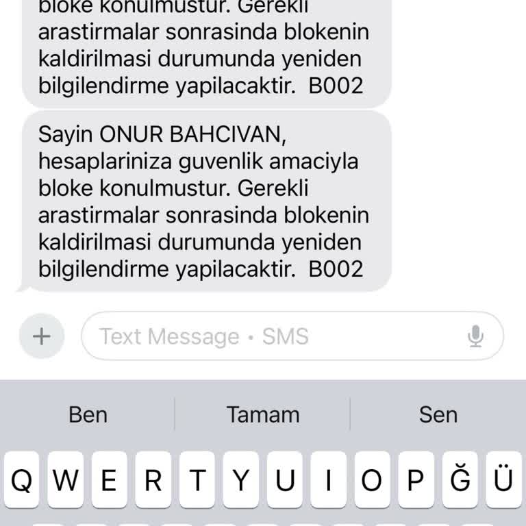 Hesabım Nedensiz Bloke Edildi, Acil Çözüm Bekliyorum