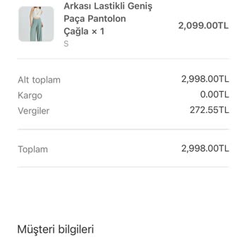 Pantolon İlk Yıkamada Soldu Firma İletişimi Kesti