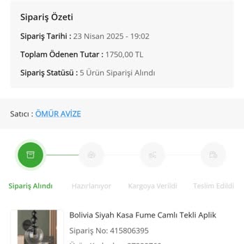 Sipariş Verildi Ürün Kargoya Verilmedi Müşteri Hizmetleri Ulaşılmıyor