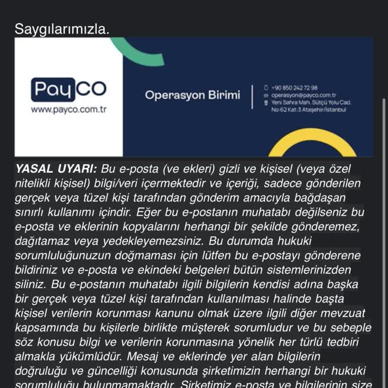 Payco Sanal Kart İadesi Yapılmadı, Mağdur Edildim