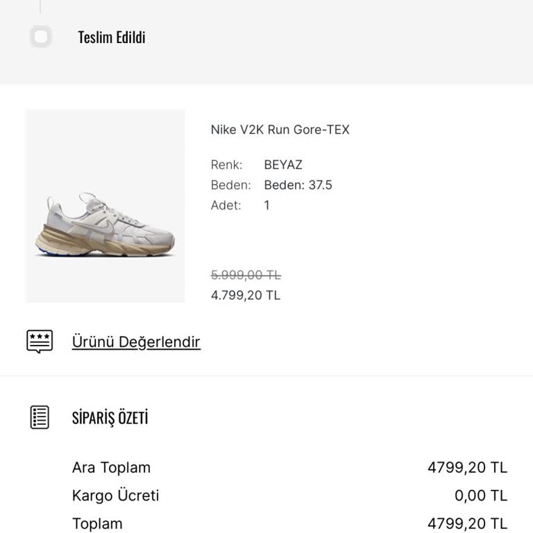 Sipariş Ettiğim Ayakkabı Kullanılmış Ve Yıpranmış Şekilde Gönderildi