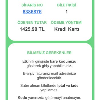 Hastalık Nedeniyle Gösteriye Katılamadım, Bilet İadesi Yapılmadı