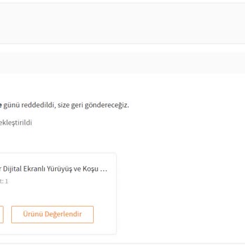 Bozuk Yürüyüş Bandı İadesi Reddedildi, Paramı Geri Alamıyorum