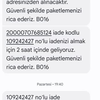 Kolay Gelsin Kargo Firmasının Sürekli Yanıltıcı Mesajları Ve Teslimat Sorunu