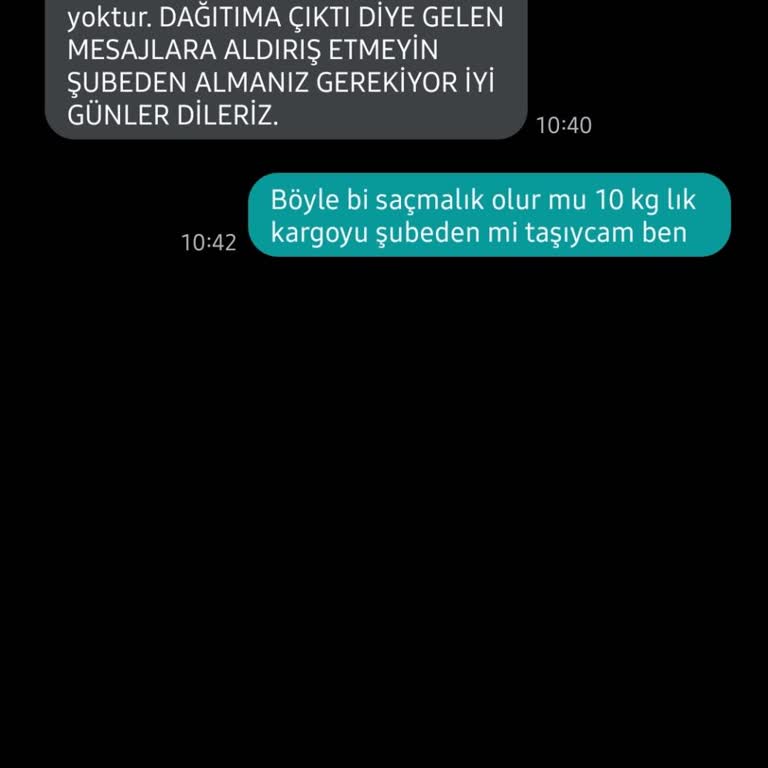 Kargo Teslimatı İçin Şubeye Yönlendirilmekten Dolayı Mağduriyet