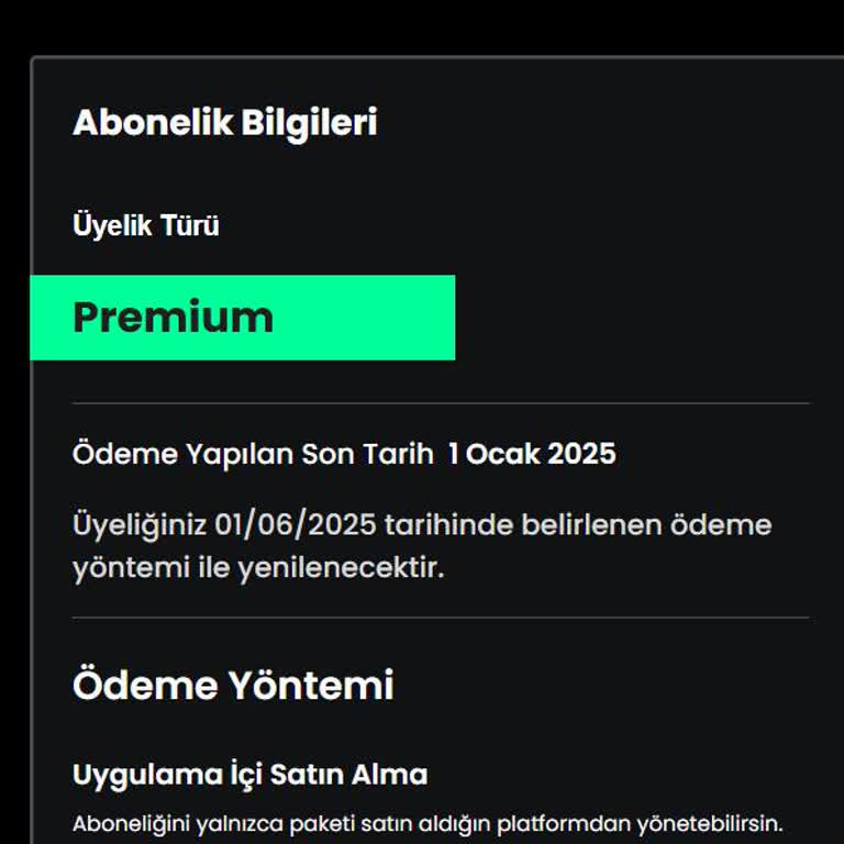 Tabii Uygulamasında İptal Sorunu: Üyelikten Kurtulamıyorum