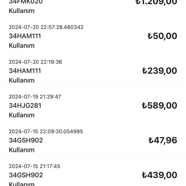 Haberim Olmadan Kartımdan Moov Üzerinden Araç Kiralama Ve Ücret Çekimi