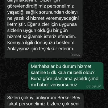 Evdetemizlikvar Sitesinden Alınan Hizmette İptal Sonrası İade Yapılmıyor Mesajlara Cevap Yok