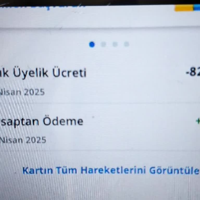 Onaysız Kart Aidatı İadesi Talebim Karşılanmadı