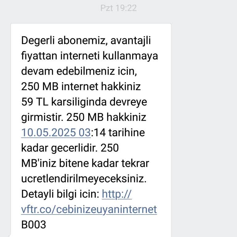 Onayım Olmadan Yüklenen İnternet Paketi Ve İade Sorunu
