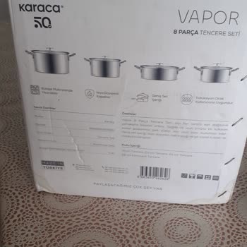 Kullanılmamış Tencere Setimin İadesi Haksız Yere Reddedildi