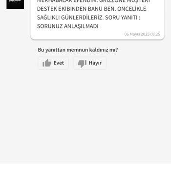 Grizzy Whey Protein Ürününde İçerik Bilgisi Eksikliği Ve Müşteri Taleplerinin Dikkate Alınmaması