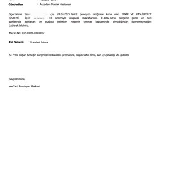 Bebeğimizin Tedavisi Sencard'ın Gecikmeli Ve Tutarsız Süreçleri Nedeniyle Aksıyor