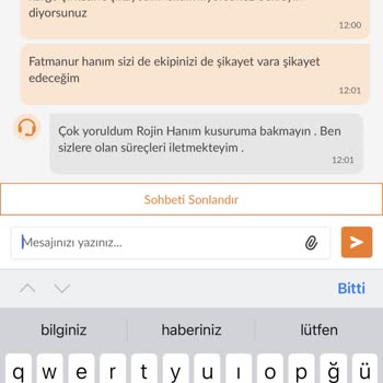 Trendyol Müşteri Temsilcilerinden Çözüm Alamıyorum
