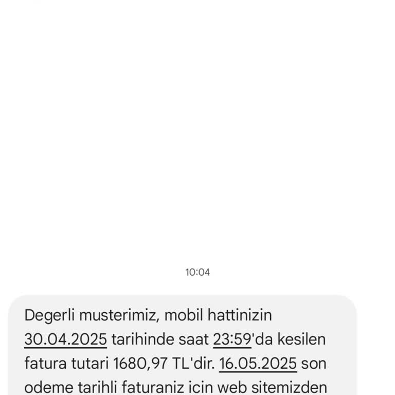 Erken Hat Taşıma Nedeniyle Beklenmedik Taahhüt Ücreti Ve Yüksek Fatura
