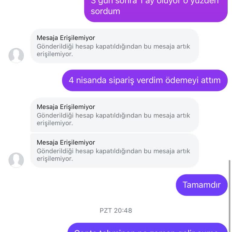 Ürün Gönderilmedi, Param İade Edilmiyor!