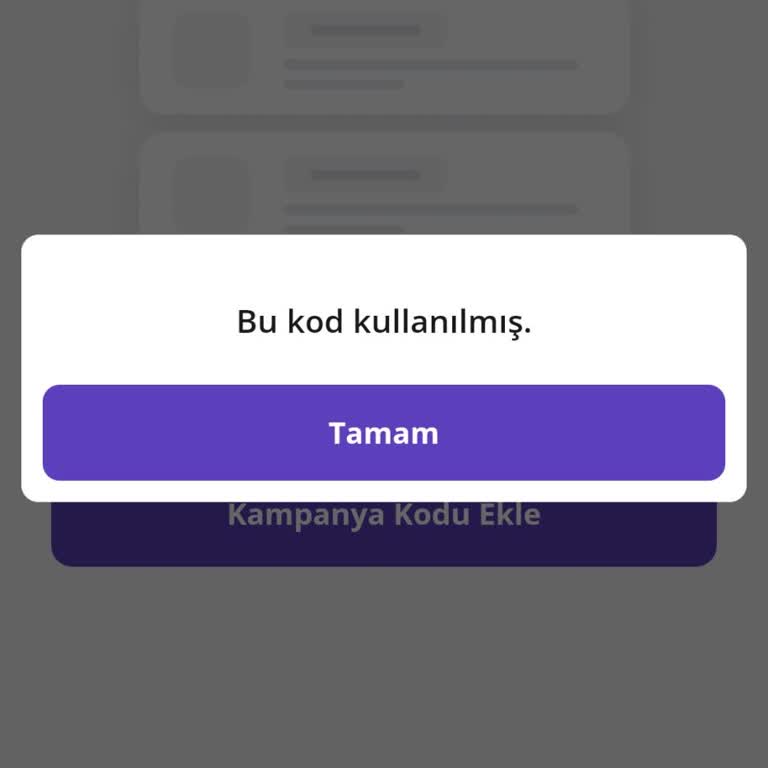 Getir Yemek Kuponlarında Kullanım Sorunu Ve Müşteri Güveninin Zedelenmesi