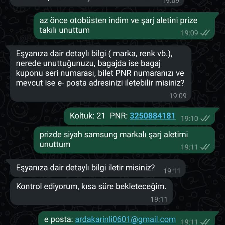 Kayıp Eşyalarım İçin Yetersiz Destek Ve Maddi Zarar