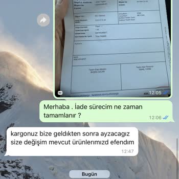 İade Bilgisi Olmadan Ürün İadesi Reddedildi
