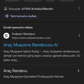 Arabamrandevu.com Dönüş Sağlanmadı
