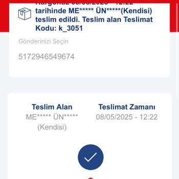 Teslim Edilmediği Halde Teslim Görünen Kargo Ve Yetersiz Müşteri Hizmetleri