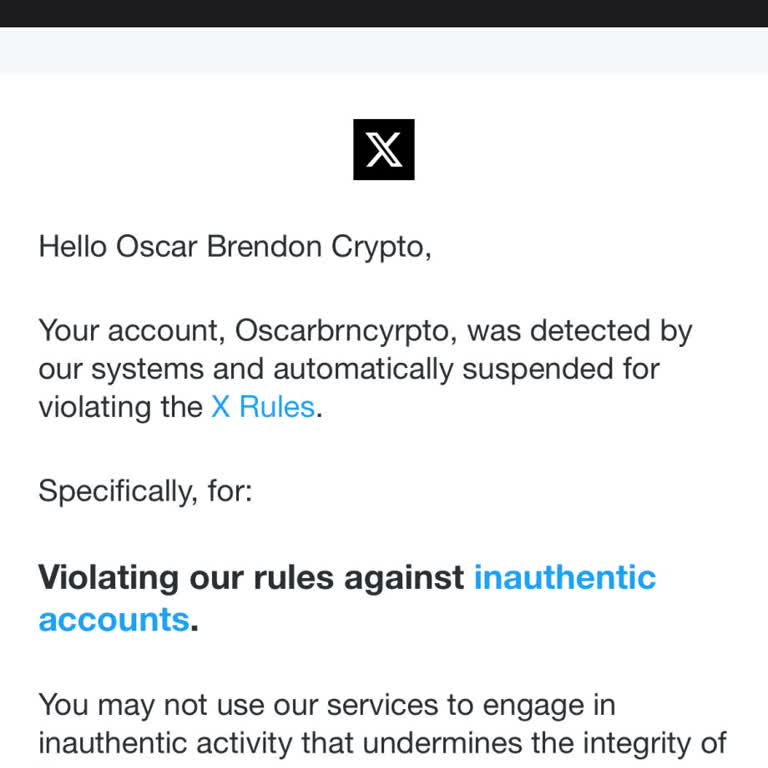 My X Account Suspended - Never Responded to Appeal