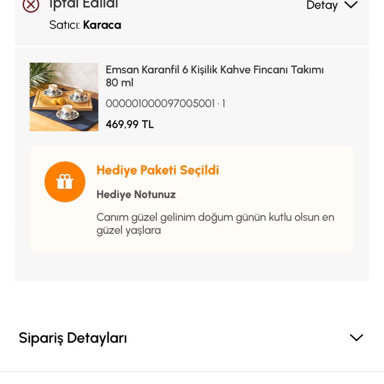 Siparişim Onayım Olmadan İptal Edildi, Ücret İadesi Yapılmadı