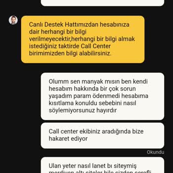 Kazancım Silindi, Destek Ekibi Hakaret Etti Ve Erişimim Kısıtlandı