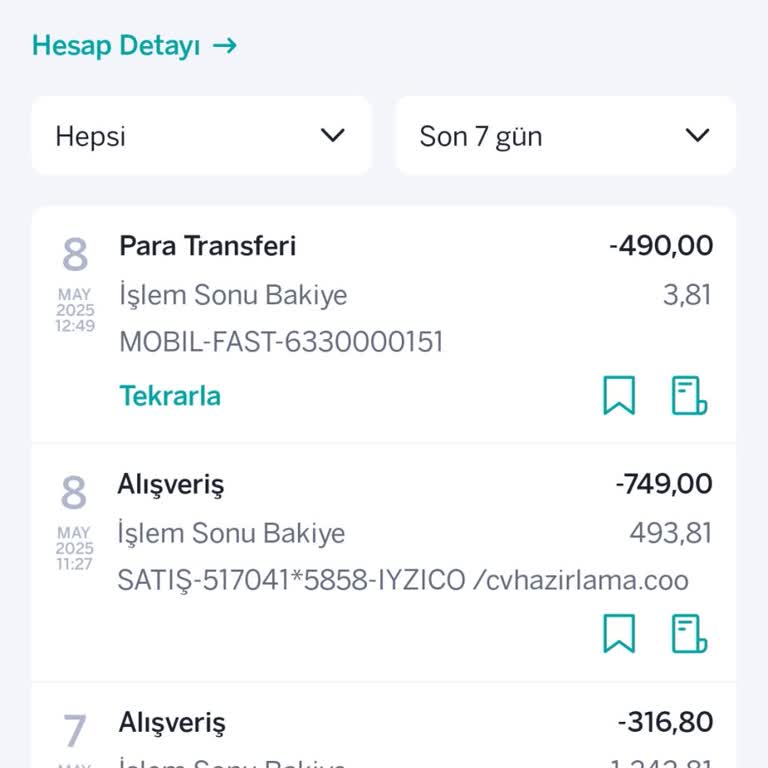 Hesabımdan İzinsiz Para Çekildi, Mağduriyetim Giderilsin