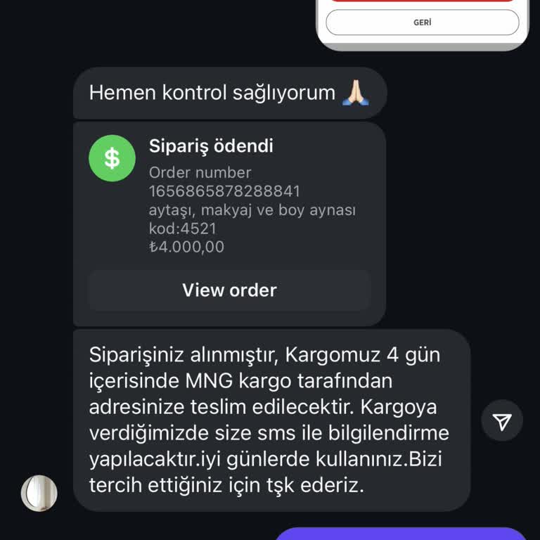 Aldığımız Aynalar Gönderilmedi, Engellendik Ve Paramızı Geri Alamıyoruz