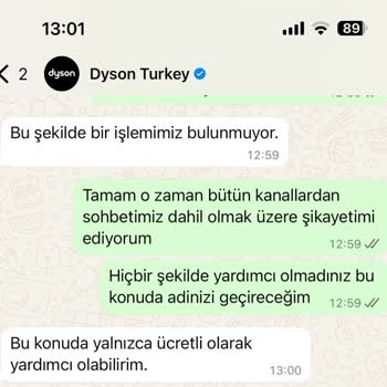 Dyson Müşteri Desteği Beklentileri Karşılamıyor