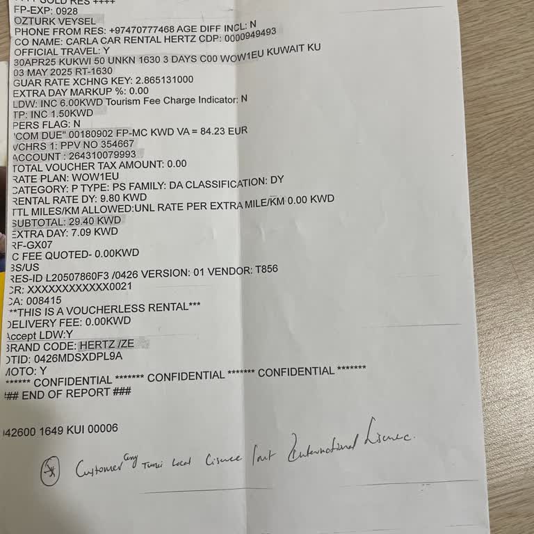 Rezervasyon Şartları Belirtilmedi, Araç Teslim Edilmedi Ve Ücret İadesi Yapılmadı